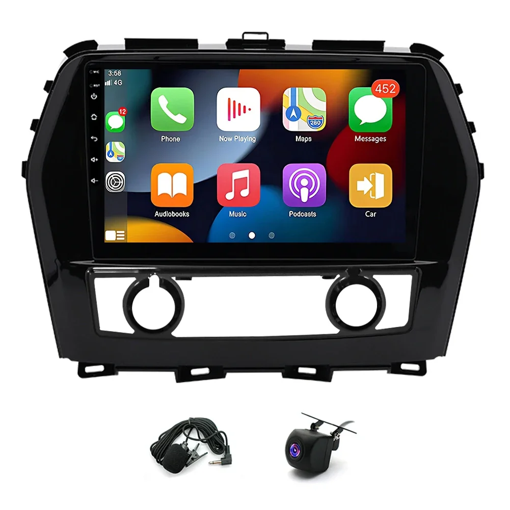 

10inch Car Stereo Radio Carplay WIFI 4+64G WIFI GPS Navigation for Nissan Maxima 2016-2023 Android 14 Multimedia 2Din Player