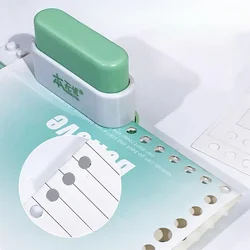 1PC 5- Hole Punch for Binder: Office Desk Organizer -  Perfect for DIY Binding of Notebooks and Files,  Craft Paper Punch Tool
