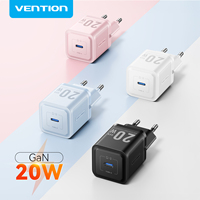 Vention 20W GaN Charger PD3.0 QC4.0 USB C Phone Charger For iPhone 16 15 14 Pro Max Samsung S25 Xiaomi Tablet Fast Charging