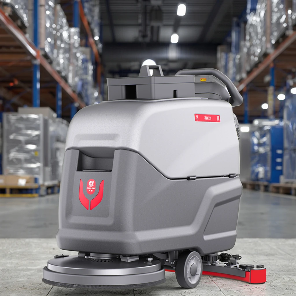 

CleanHorse ARES550 Intelligent Commercial Walk-behind Warehouse Concrete Floor Scrubber and Cleaning Machine