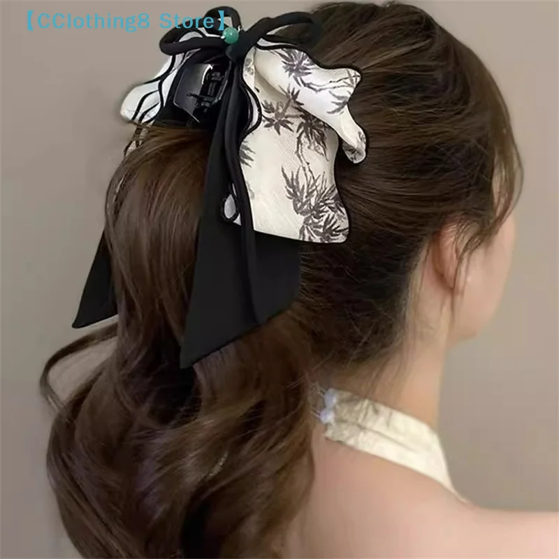 Ink Wash Painting Hair Claw Cl - Art Craft Butterfly 评论和价格