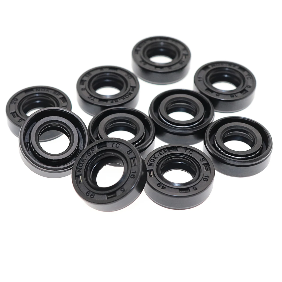 10pcs NQK 8x16x5 TC8x16x5 NBR Skeleton Oil Seal 8x16x5 Seals NQK high-quality Seals 8*16*5 Radial shaft seals