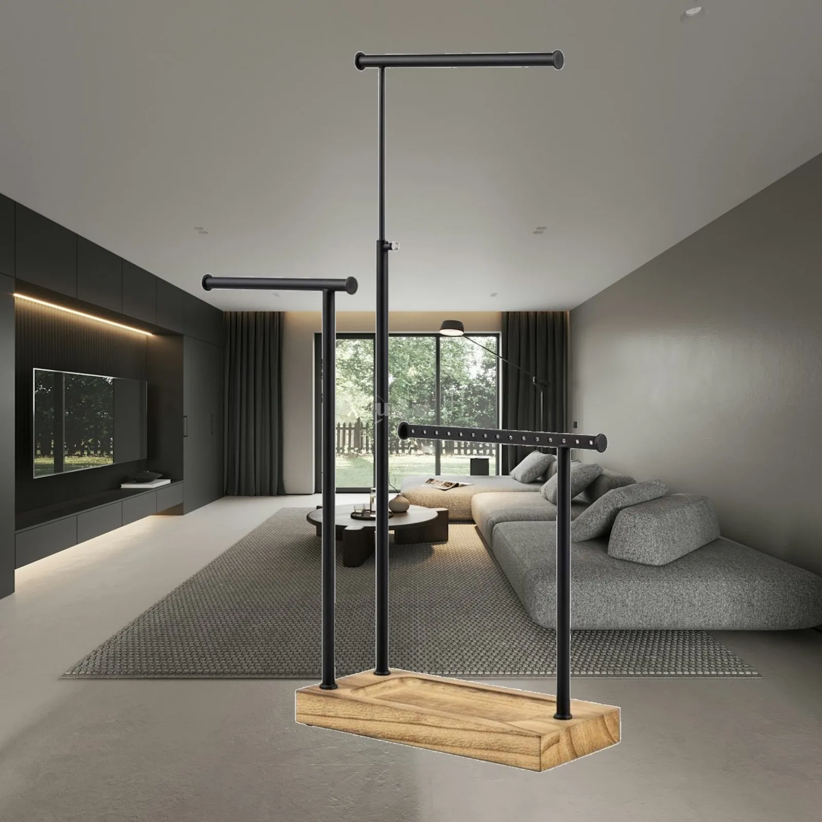 Display Shelf Three Tier Multifunctional Organizer Jewelry Stand for Earrings Necklaces Bracelets Showcase