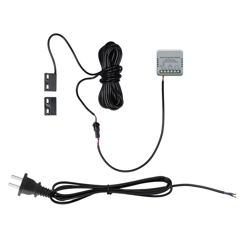 FULL-Garage Door Controller Module Tuya Zigbee Smart Life APP Remote Control Works For Alexa Google Garage Door Opener US Plug