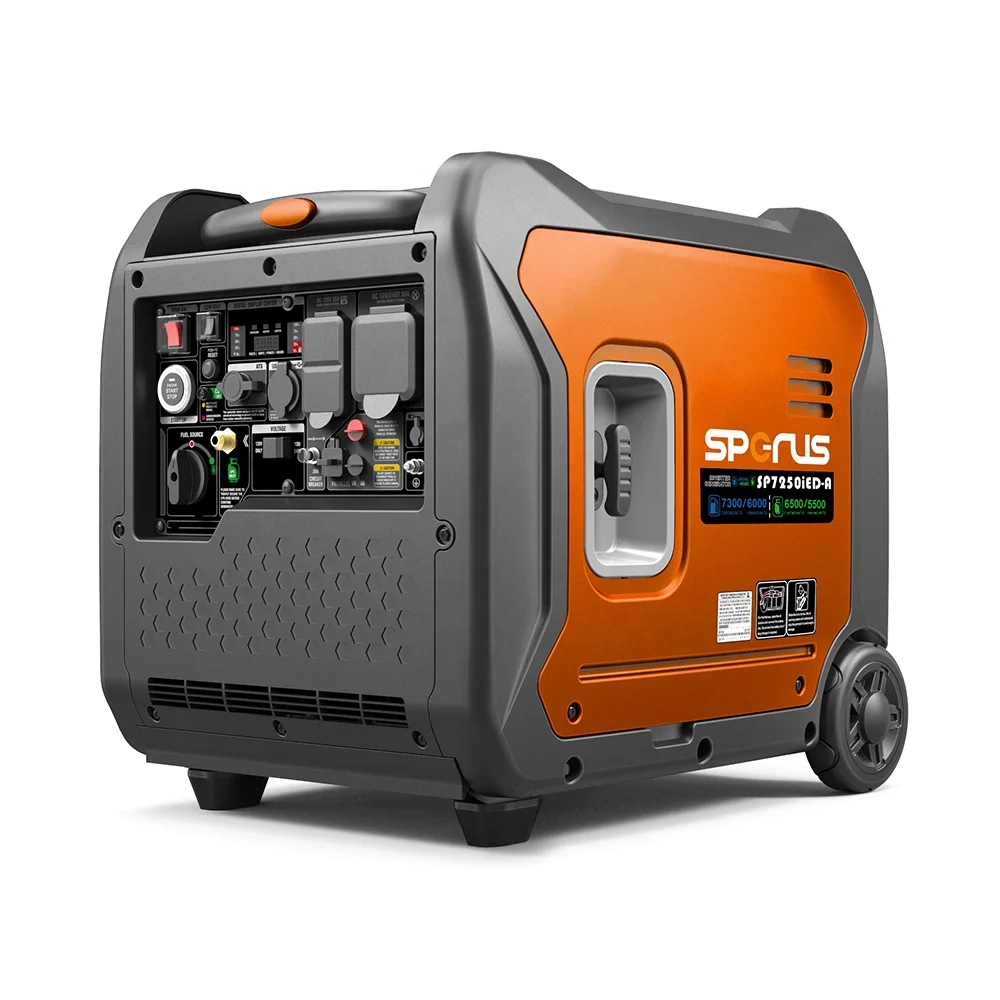 Backup Power Gasoline Generators 6.5KW 5.5KW Electricity Generation With Digital Panel