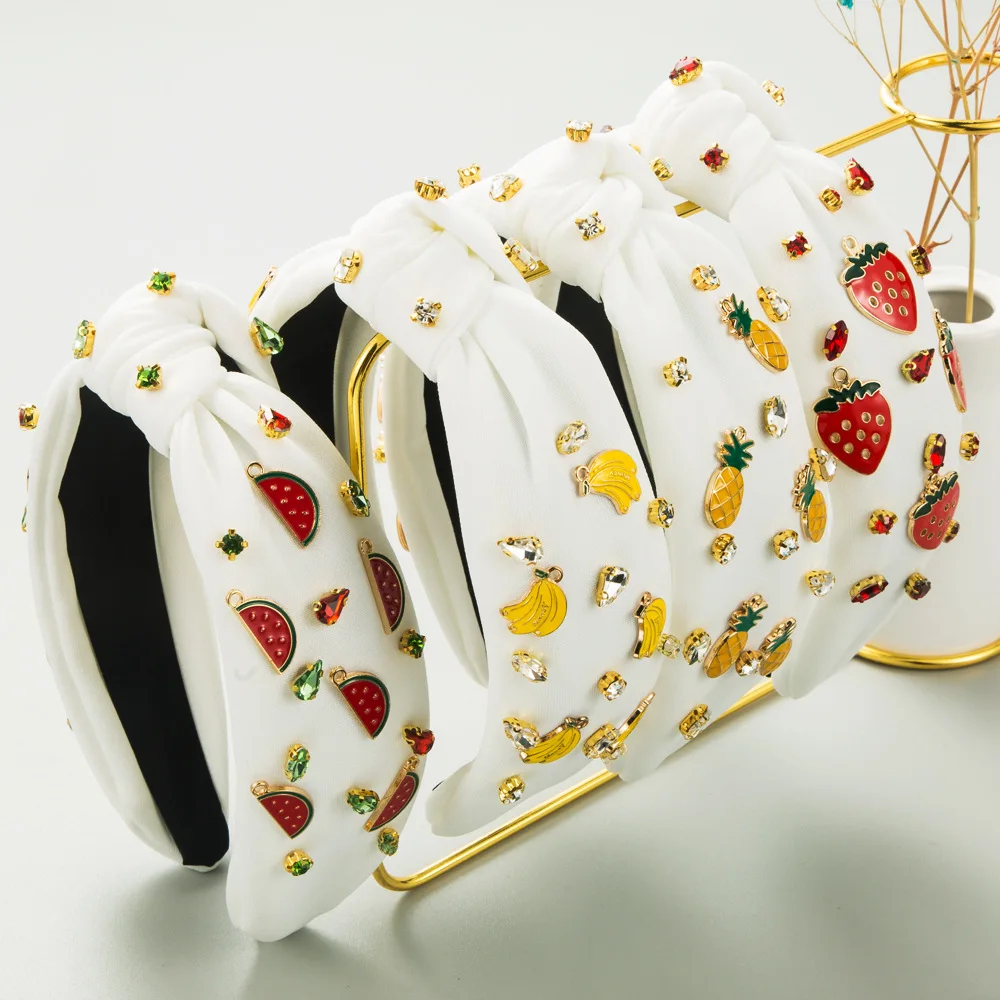 

Fruit Hair Band Summer Cute Headband for Women, Korean Style Floral Hair Accessories