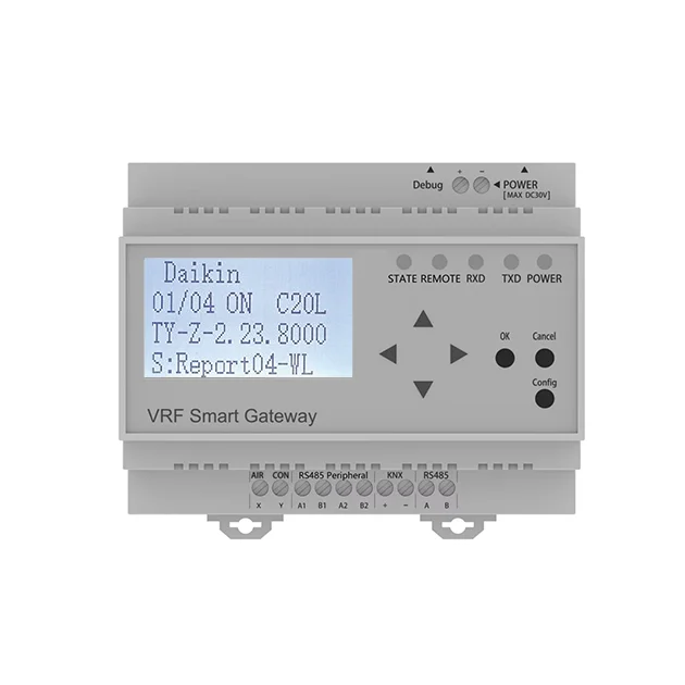 2024     Smart Home V    Central Air Conditioning Controller Wifi Zigbee Gateway APP Remote Voice Control IPS Display Bar Design