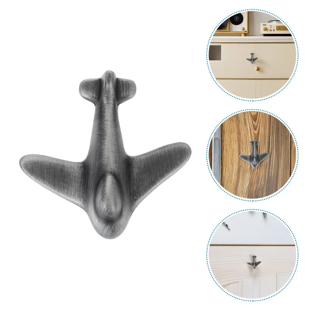 

2 set Airplane Drawer Knobs For Room Zinc Alloy Cabinet Pull Handle Smooth Modern Dresser Hardware Friendly Closet