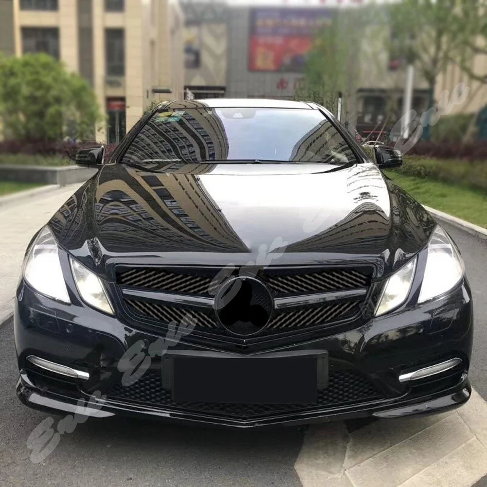 Car Front Bumper Racing Grill Facelift Grille Cover For Mercedes-Benz W207 E-Coupe 2009 2010 2011 2012 2013