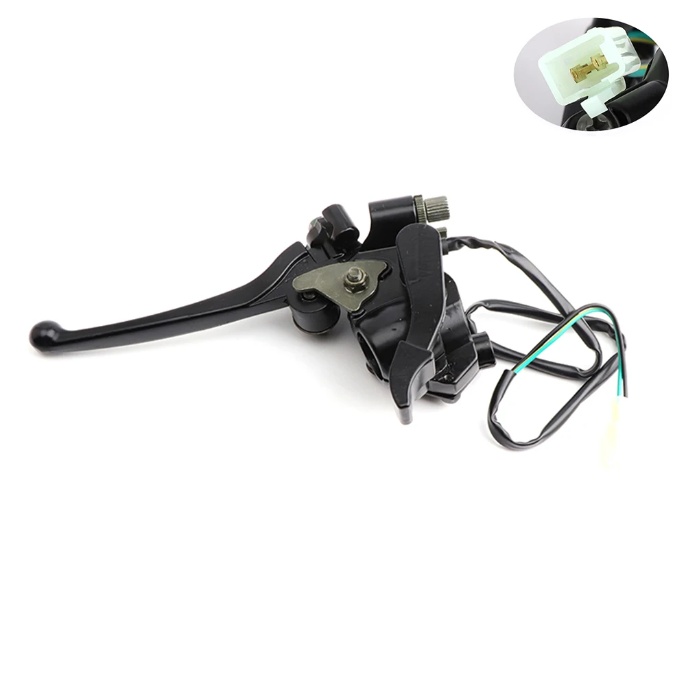 

7/8'' 22mm Aluminum Double Thumb Throttle Twin Handle Brake Lever Front Hand Brake Accelerator For Quad Bike ATV Mini Moto parts