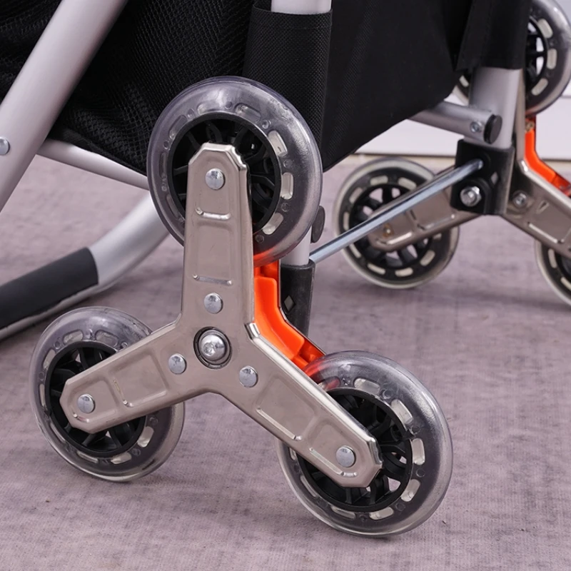 

Small cart accessories, bearings, climbing wheels, portable folding trolley, climbing stairs, one pair of wheels