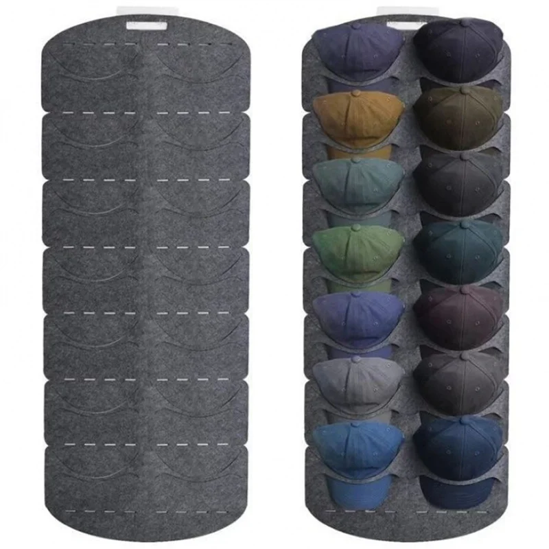 

ELOS-Baseball Cap Display Rack Door Back Wall Large Hanging Hat Storage Bag Storage And Display Baseball Cap