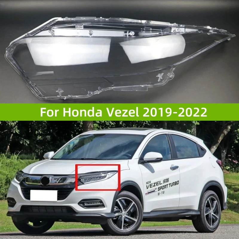 

For Honda Vezel 2019 2020 2021 2022 Car Accsesories Front Headlight Shell Cover