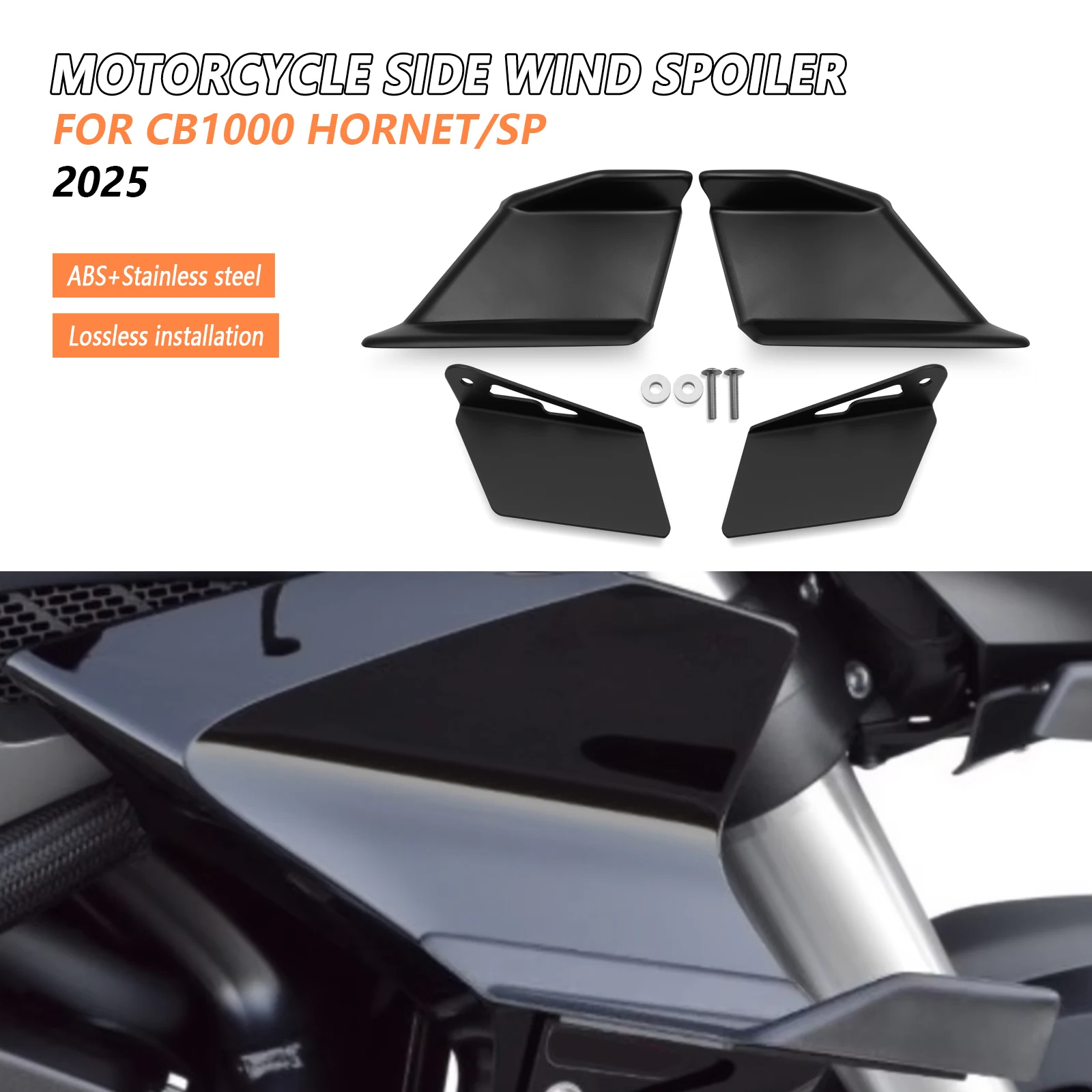 

Fuel Tank Guard Motorcycle Side Wings Spoiler Wing Protection Tank Accessories For Honda CB1000 Hornet CB 1000 Hornet SP 2025