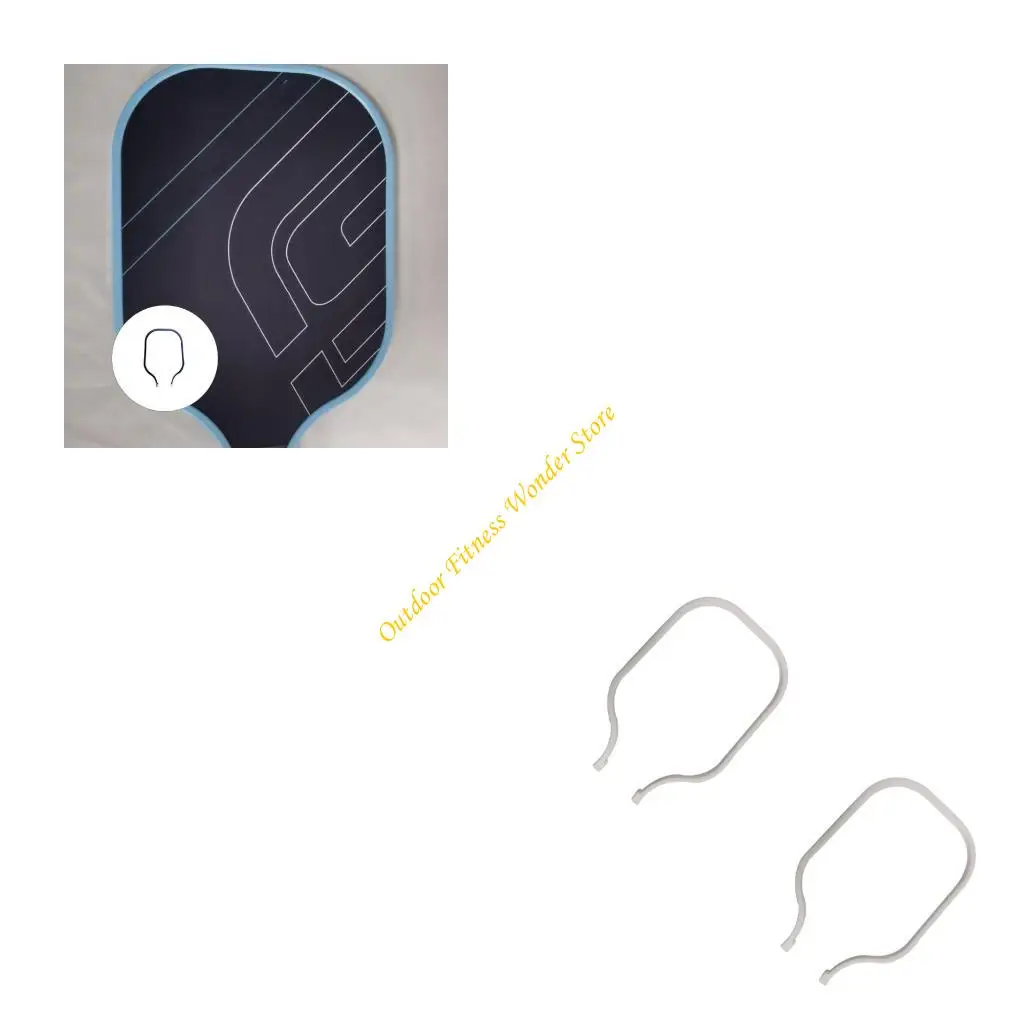 

E8BF Высокоэластичные силиконовые тренировочные полоски для защиты кромок ракетки для улучшения сцепления и ударопрочности