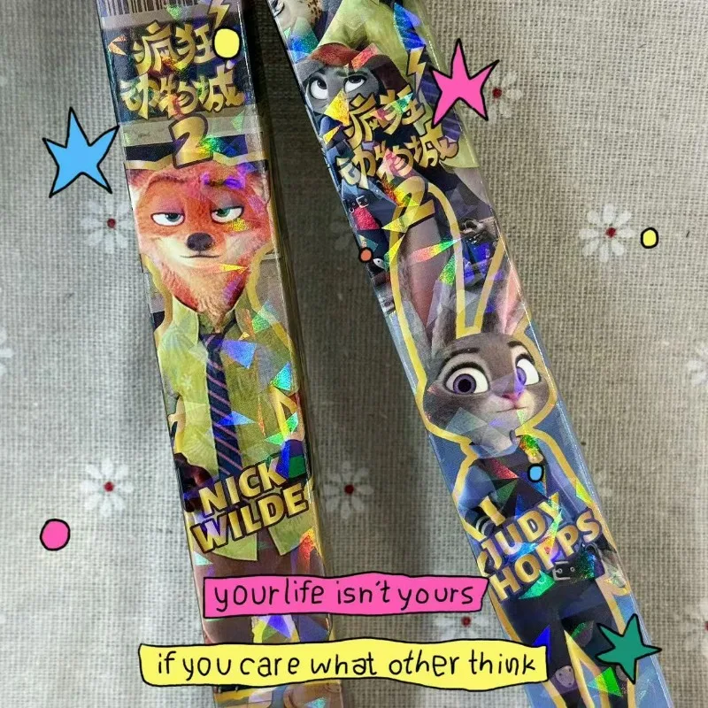 Disney Zootopia Judy Nick Gel Pen Press Blind Box Cartoon Quick Drying Good Looks Cute Black Student Lovely New Style Niche