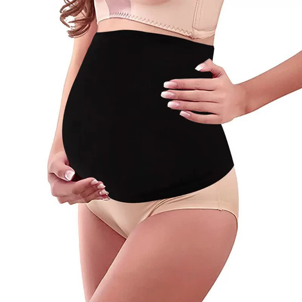 Cintura maternidade suporte cinta para mulher grávida, Cinto de suporte, Faixa elástica Material barriga traseira