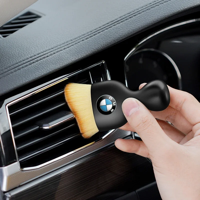 Car Interior Cleaning Tool Dashboard Air Outlet Soft Brush For BMW X3 X4 X5 1 2 3 4 5 6 F10 F30 F01 F25 F15 E87 E90 E91 E92 E65