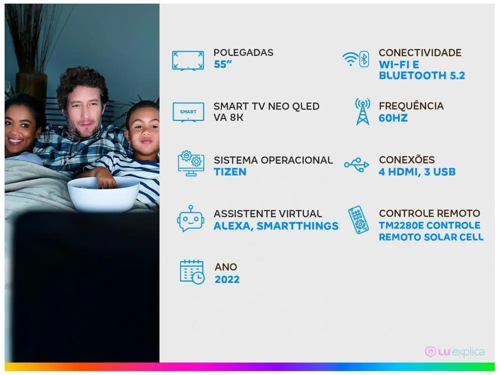 Smart TV 55 ”8K Neo QLED Samsung QN55QN700BGXZD