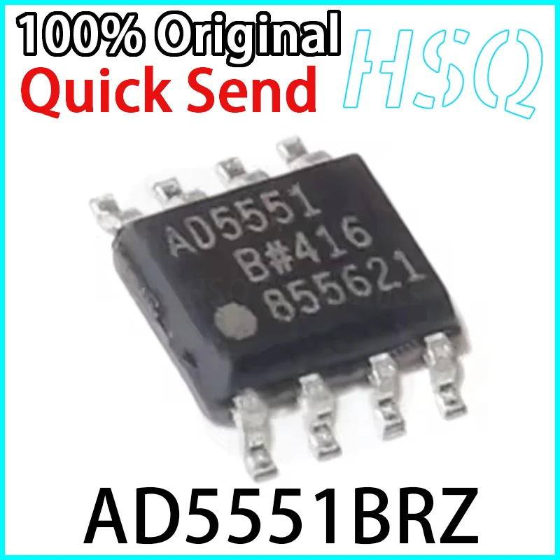 1PCS AD5551BRZ AD5551B AD5551BR SOP-8 SMT Original Stock Available for Direct IC Shooting