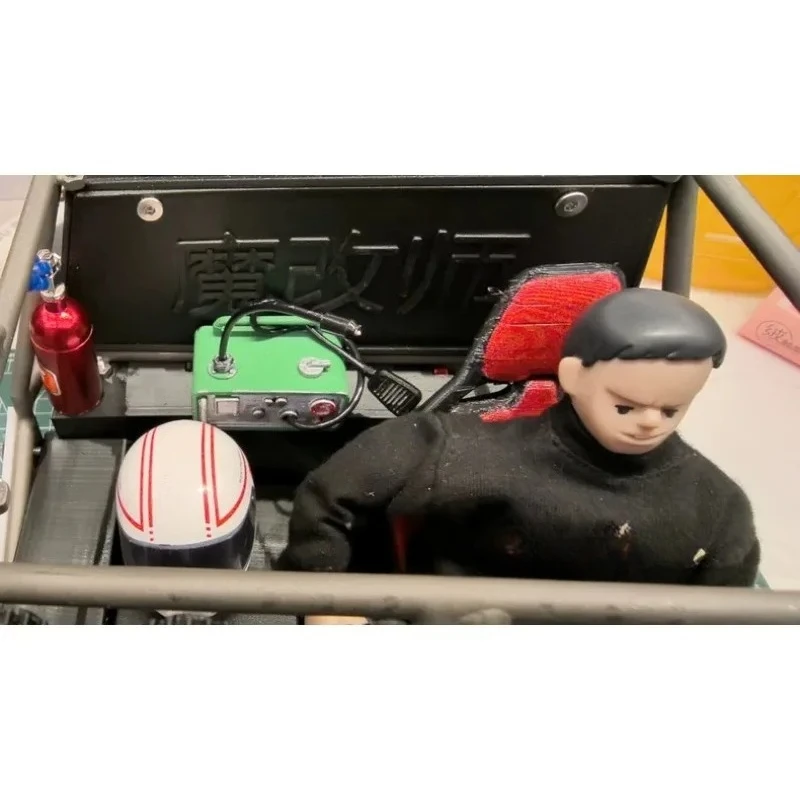 3D Printed Dress-Up Scale Part For 1/8 1/10 Scale RC Crawler Simulated Radio Model PETG-CF  Custom Fit Detail Ornament Rigid view 2