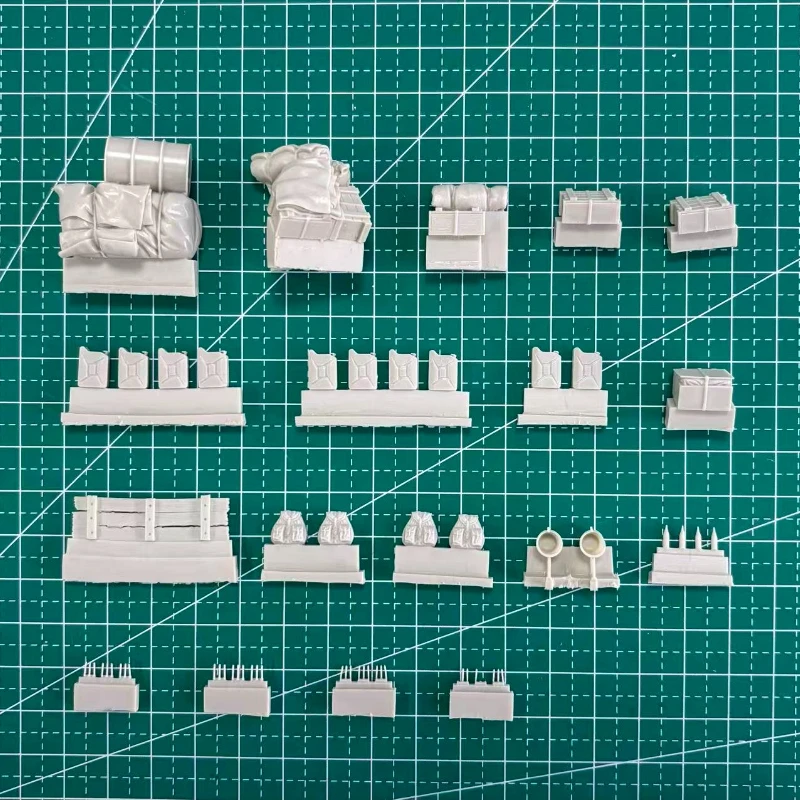 Kit ensamblado de modelo de resina fundida a escala 1/48, juego de almacenamiento STUG.III (sin tanque), sin montar y sin pintar