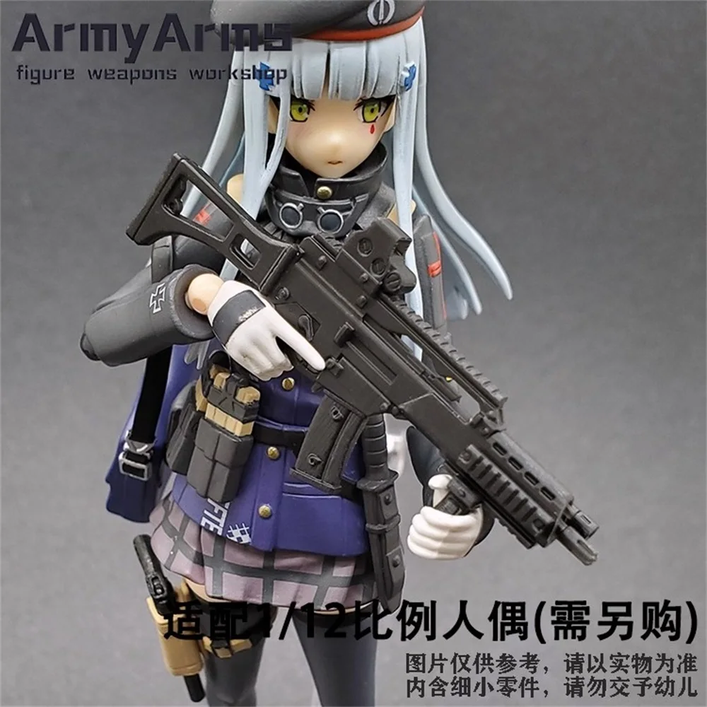 Fanatic ArmyArms Escala 1/12 Acessórios de Soldado HK G36K Conjunto de Rifle de Assalto Modelo de Plástico Fit 6 ''Figura de Ação Corpo Em Estoque