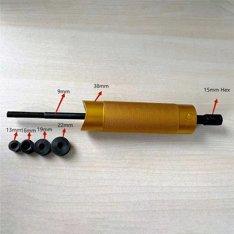 AS57-إصلاح إزالة دبوس المكبس العالمي للدراجات النارية والدراجات النارية أداة دبوس المكبس #5
