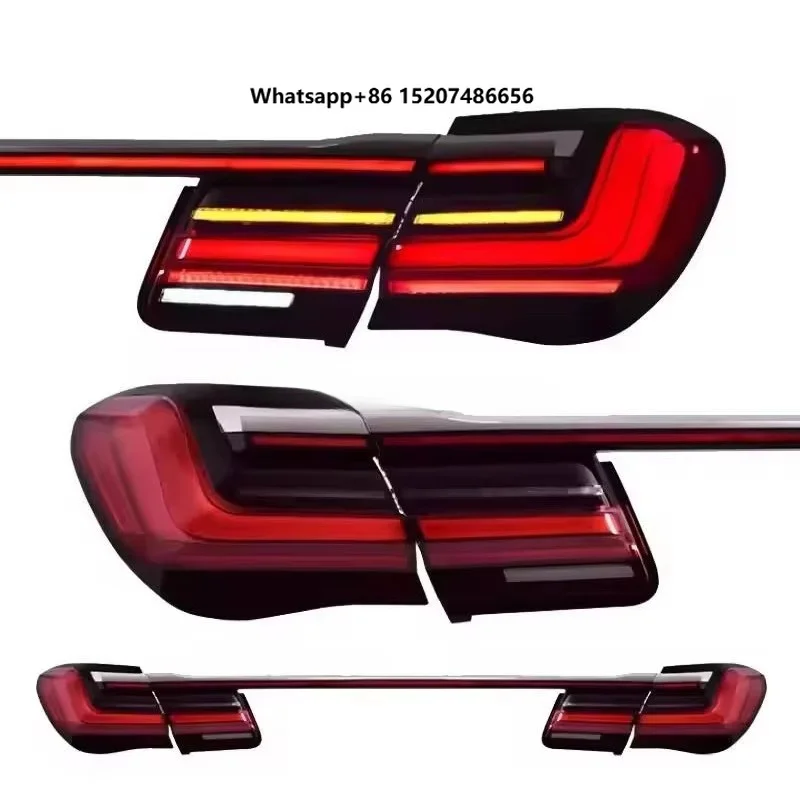 Modified LED Tail Light Assembly for 7 Series F01 F02 2009-2015 Dynamic Turn Signal Brake Rear Lamp