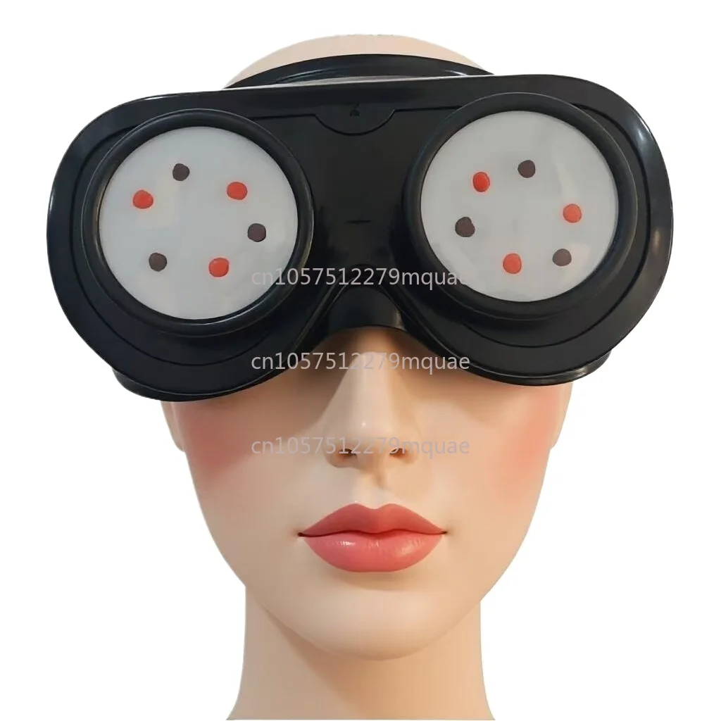 Low Vision Simulator Glasses, Visual Impairment, Experiencing Macular Blue Luminescence Defects and Eye Training Education
