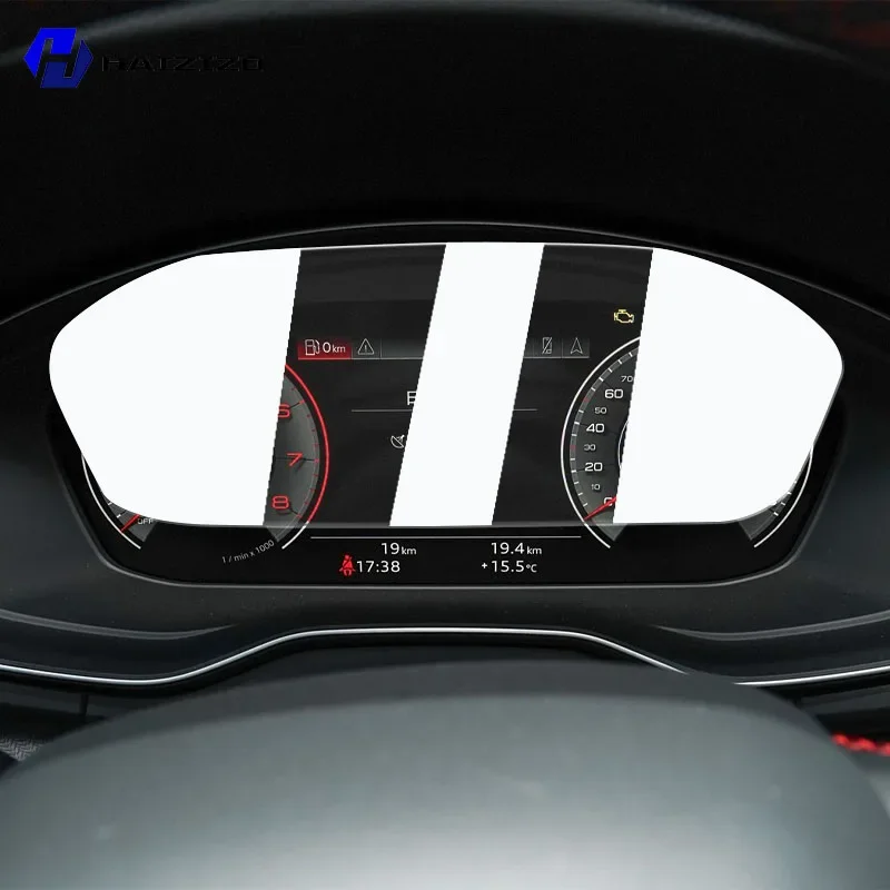 For Audi Q5 2021-2024 Car speedometer LCD screen protective film anti fingerprint tempered glass accessories anti scratch refit