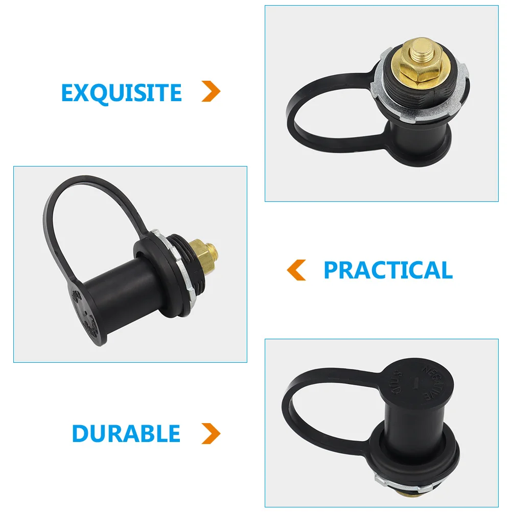 

Zinc Alloy Post Terminals for Car Truck Boat Quick Fit Waterproof Protector Cover Easy Install Remote Adapter