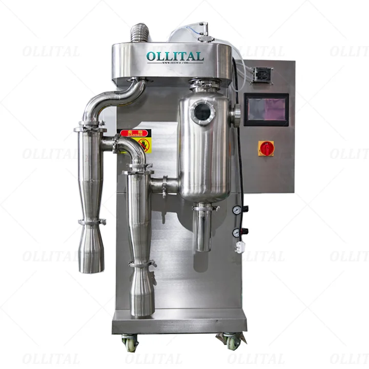 Double Separation Drying Tower Benchtop Spray Dryer Machine Lab Scale Small Mini Spray Dryer System Drying 10L Spray Dryer