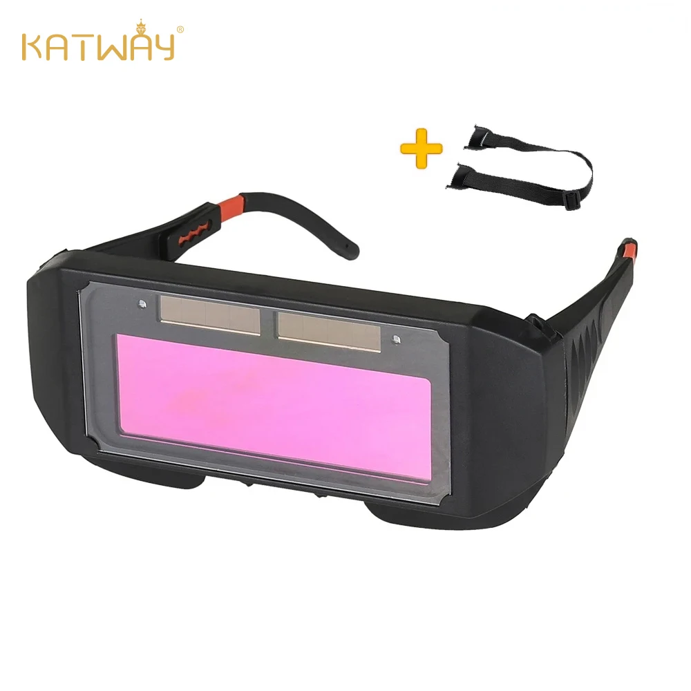 KATWAY Protective Glasses for Eye Safety, Automatic Light Change, 1pc Auto Darkening Welding Goggles HH-AA79