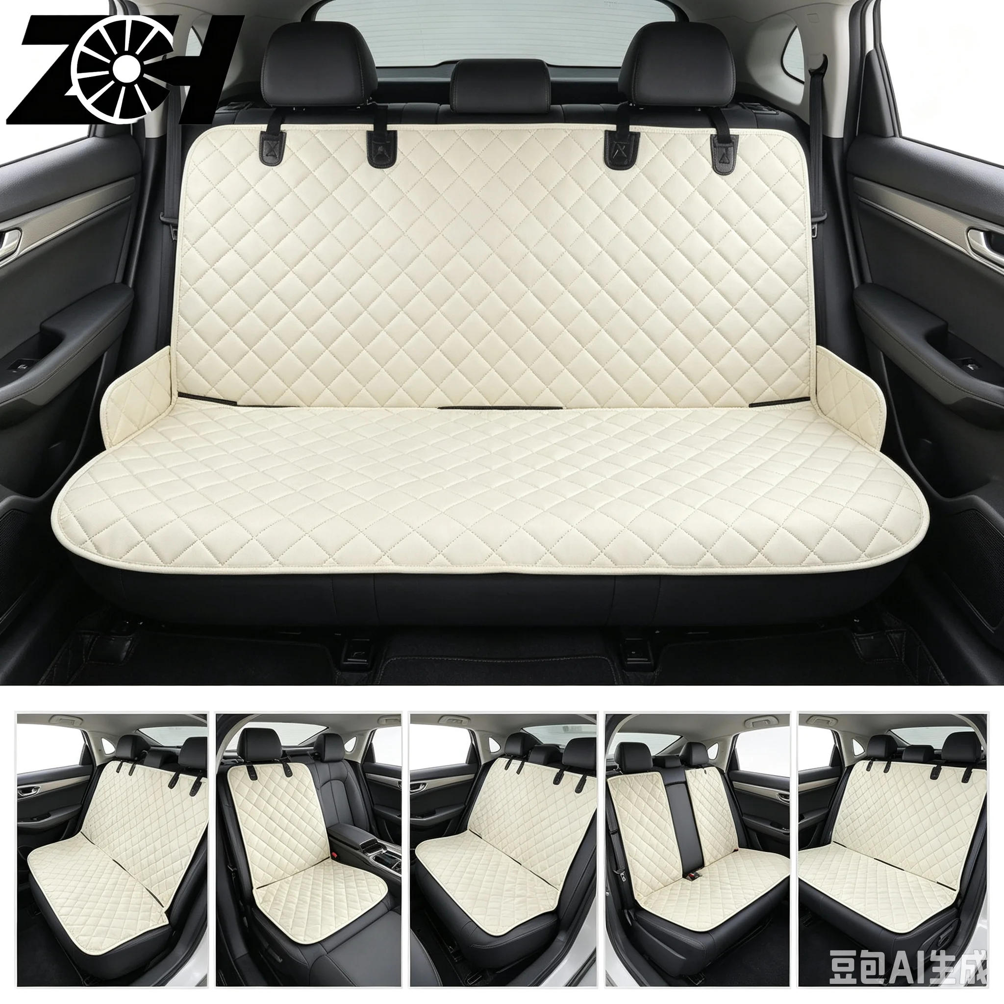 Waterproof Car Pet Carrier Net Storage Bag Bucket Basket Travel Nylon Dog Pet Car Carrier Carry Storage Bag Hammock Seat Cover