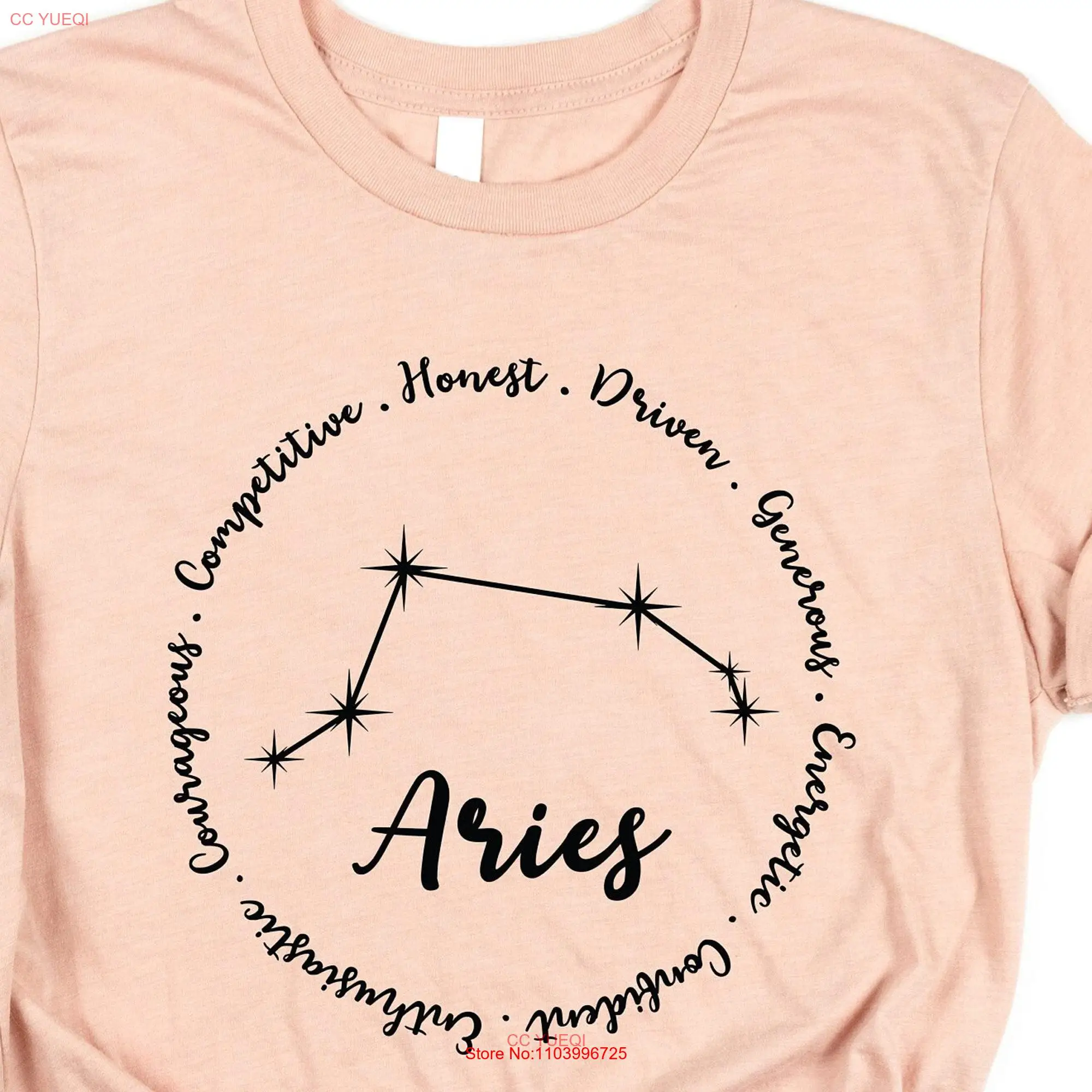 Aries Zodiac T Shirt For Merch Apparel Birthday long or short sleeves