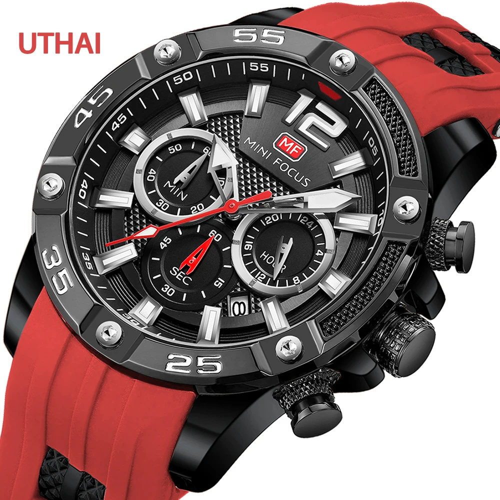 ZH64 ファッショントレンディなメンズ腕時計多機能ナイトライト防水カレンダーシンプルなクォーツ時計クールな時計ギフト