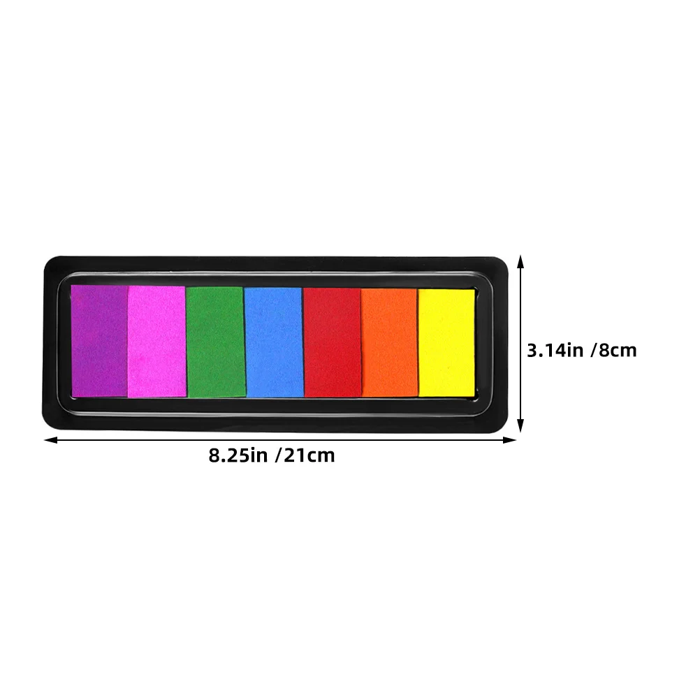 2 قطعة قابل للغسل فنجر اللوحة منصات الحبر آمنة الاطفال DIY بها بنفسك الحرفية ختم منصات سكرابوكينغ بطاقة صنع مختمة مجموعة طوابع اليد للأطفال