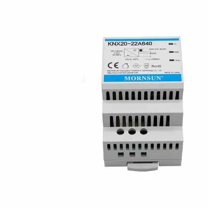 KNX20-22A640 AC-DC KNX Bus Power Supply 19.2W 30V 640mA Isolated 4KV