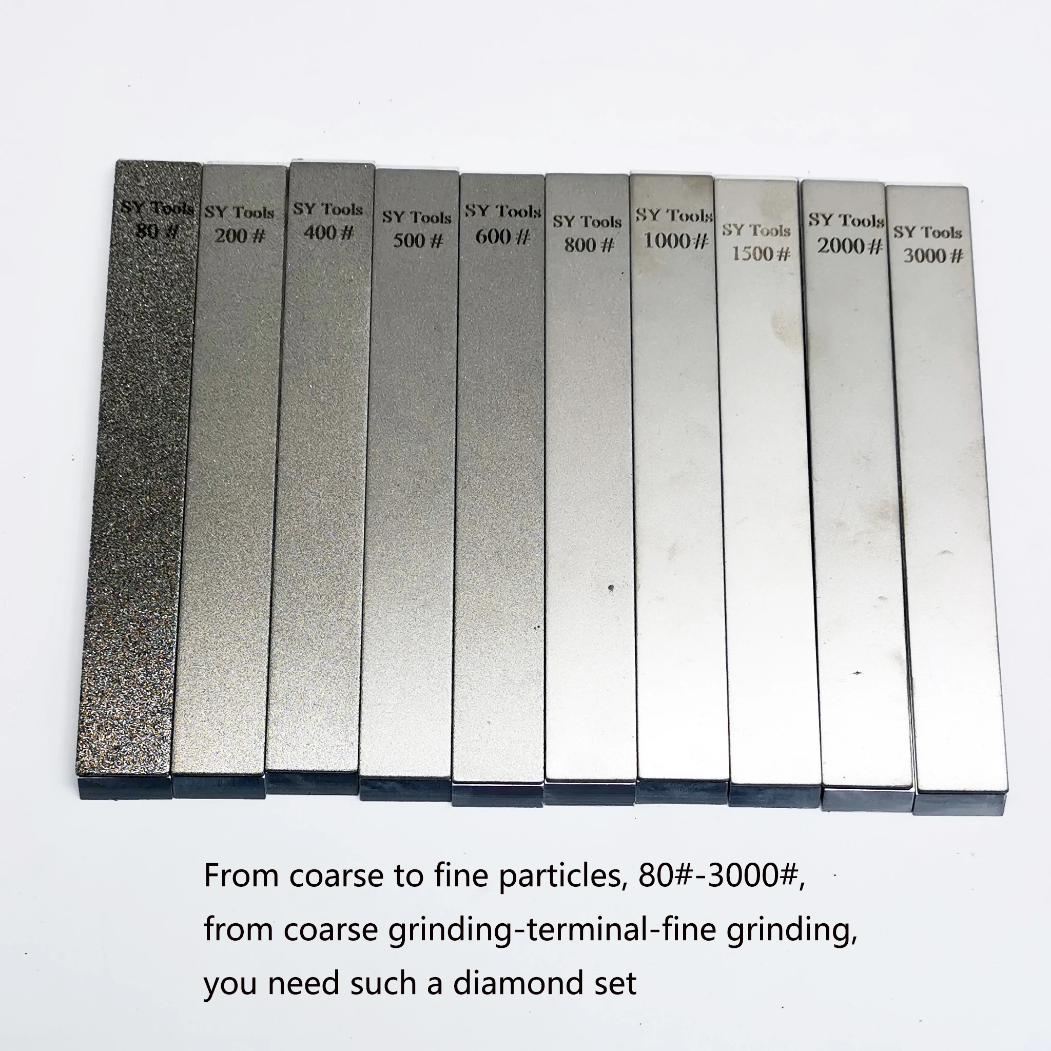 Sy Tools Messer-Diamantschleifstein-Set für Ruixin Pro Rx009 Apex Messerschärfer Aluminiumlegierung Rohling – Detail 5