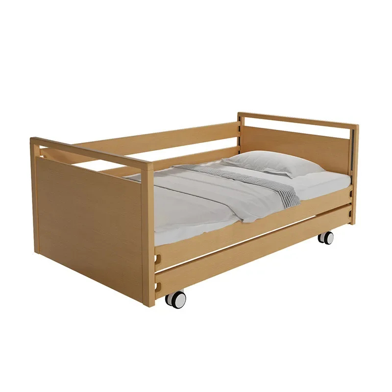 Modern Aged Furniture Elderly Single Bed Institution Residence Solid Wood Residence Bed