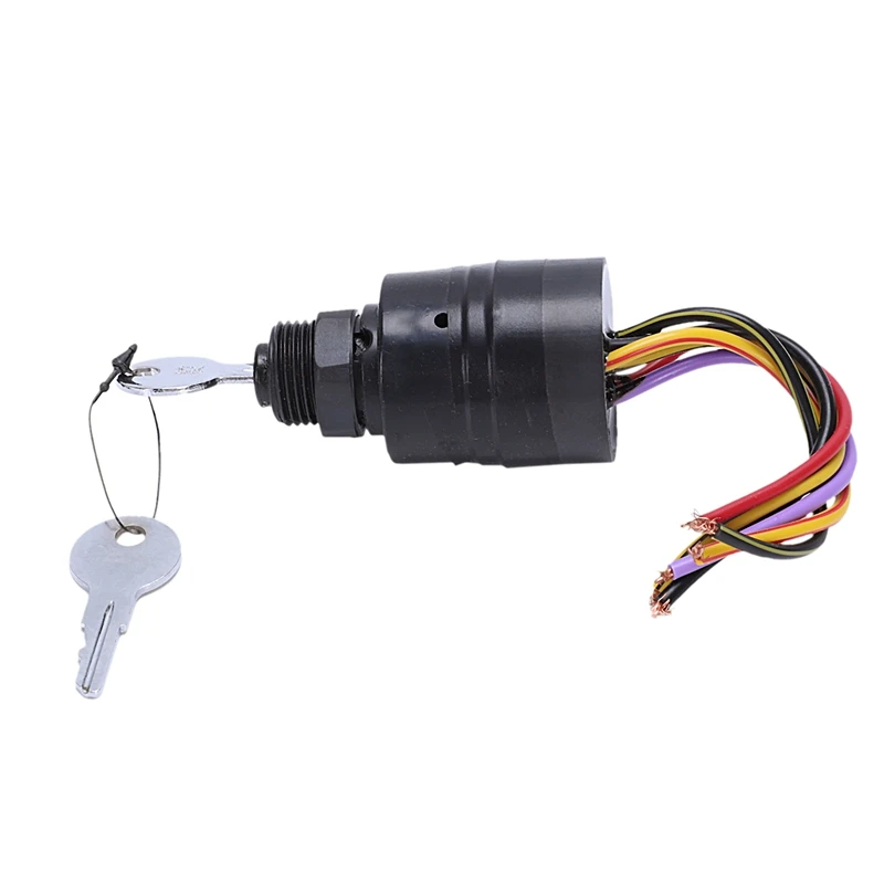 

Ignition Key Switch 6 Wire Replaces 17009A5 Outboard Marine Ignition Switch For Mercury