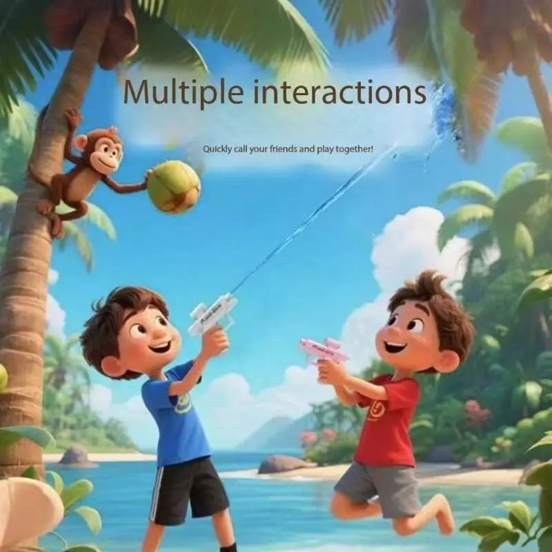 새로운 휴대용 수동 물총 장난감 양방향 스프레이 물총 여름 야외 해변 수영장 물총 장난감 어린이용