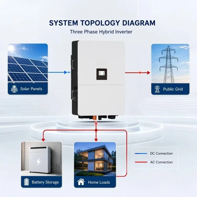 Factory Price Deye 10kW Single Phase Hybrid Solar Inverter with 5-10 Years Warranty