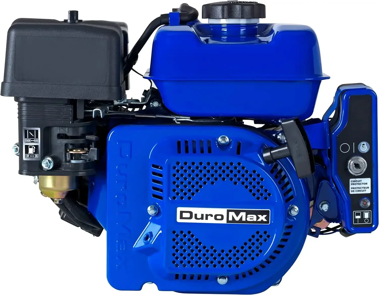 DuroMax XP7HPE 208cc Electric Start Gas Powered, 50 State Approved, Multi-Use Engine Blue