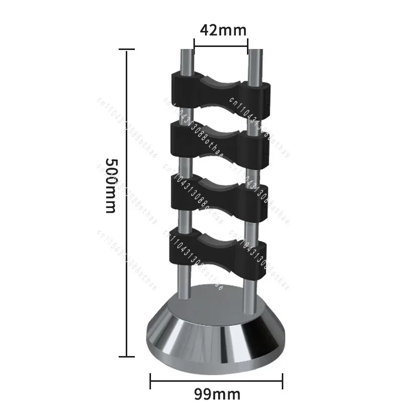 Stainless Steel Aluminum Alloy HiFi Rack Cable Management Organizer Bracket Stand 1 Pcs