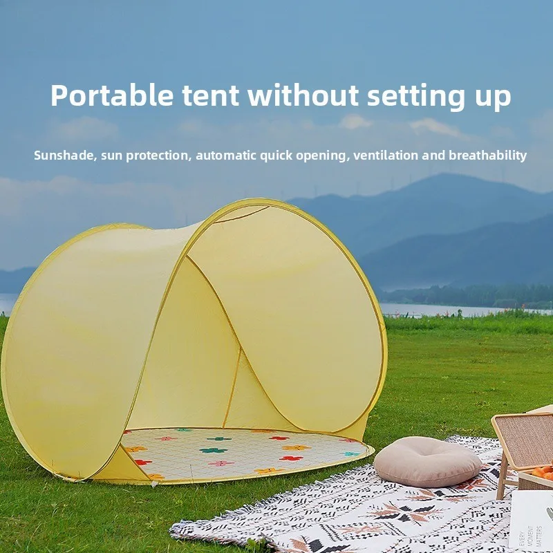 

Детская складная игровая палатка для девочек и мальчиков, пляжная палатка для песка, легкая и удобная для переноски, для детей.