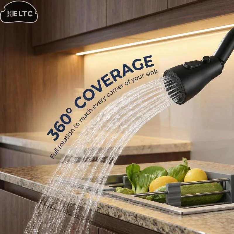 

ABSKitchen Pull Out Faucet Sprayer Nozzle 3 Modes ABS Water Saving Bathroom Basin Sink Shower Spray Head For 1/2" Connection