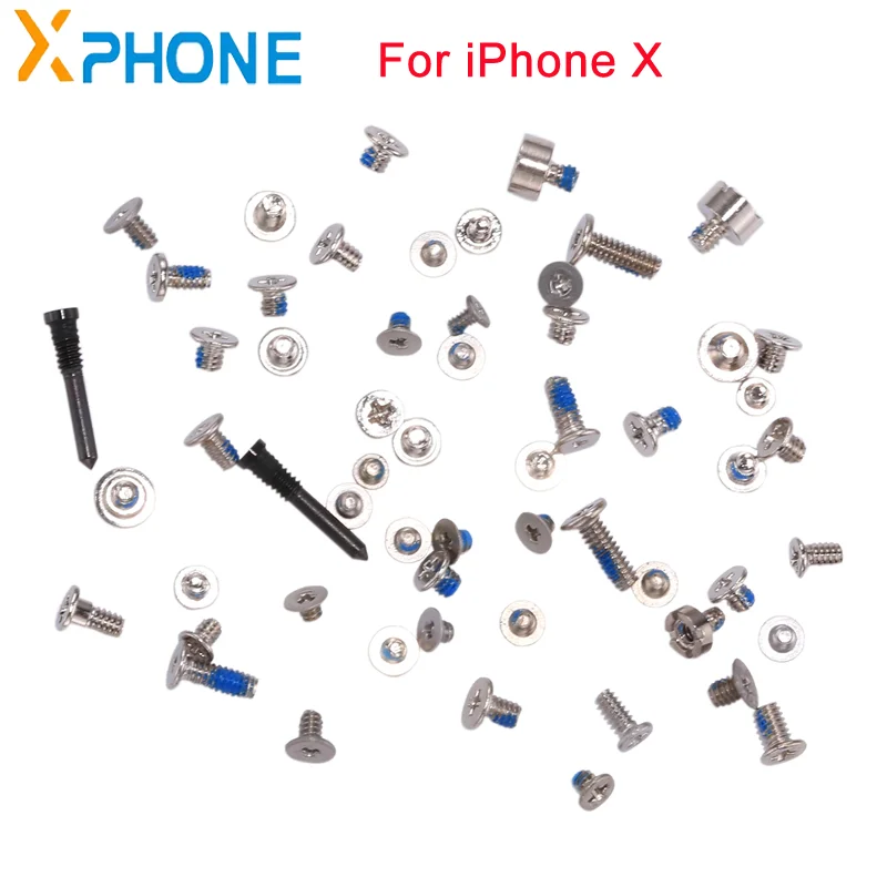 Juego Completo de Tornillos para iPhone X Repuesto 2