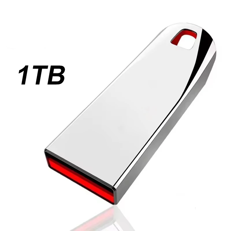 NONE Neues 2 TB USB3.2-Flash-Laufwerk, Super-Hochgeschwindigkeits-Datenübertragung, 1 TB große Kapazität, ultraschnelle tragbare Speicherung, schlanke, langlebige U-Disk 8